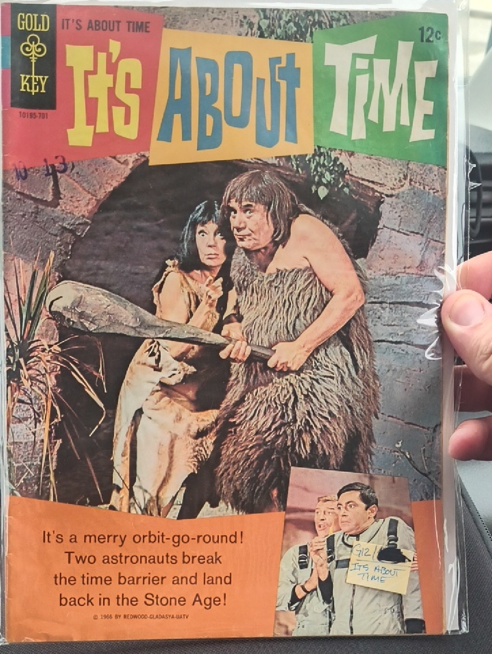It's About Time Vintage Comic Cover - Colorful Retro Artwork